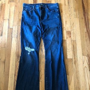 Blue flare leg from express